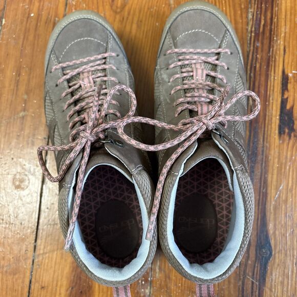 Dansko Vibram Perrin Women's Casual Shoes Morel Milled Nubuck 41 US 10 - Picture 6 of 7